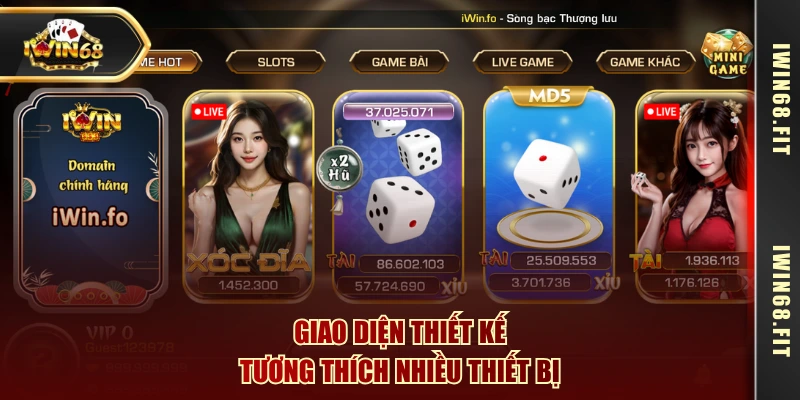 Giao diện thiết kế tương thích nhiều thiết bị